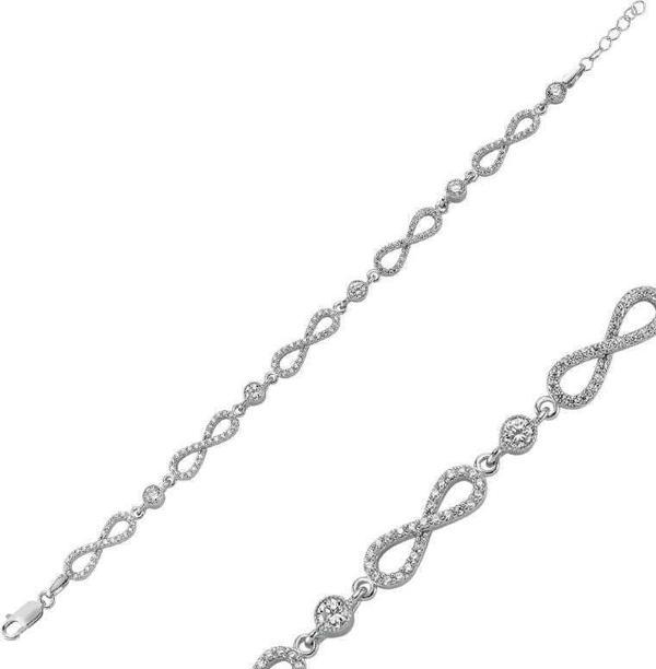 Gümüş Sonsuzluk Bayan Bileklik  SL1489 - Image 1