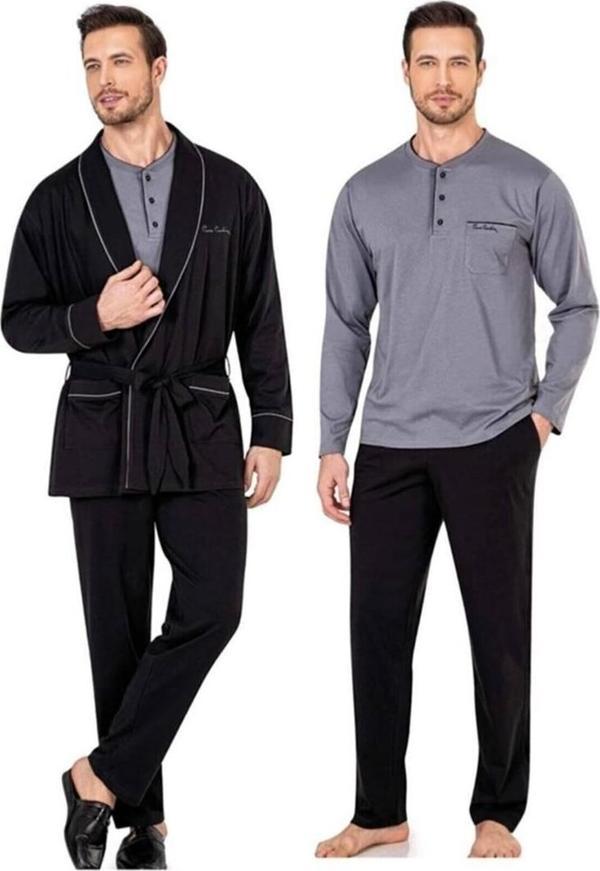 Erkek Penye Çeyiz Pijama Seti - Image 1