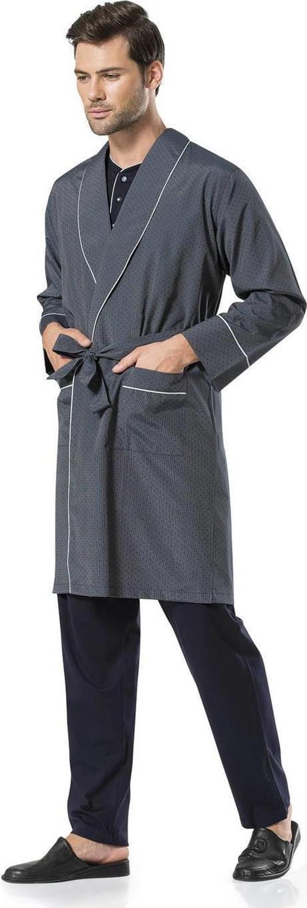 Pierre Cardin Erkek 5'li Set Şal Yaka Röpteşambır Takımı - Image 1