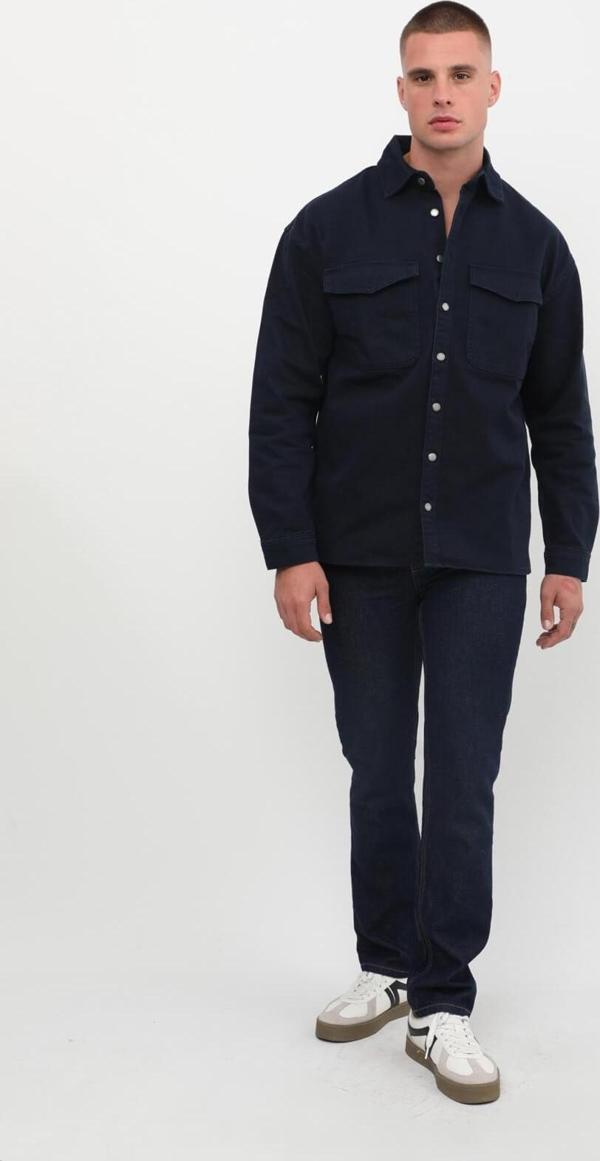 Erkek Düz Kesim Regular Fit Lacivert Jean Pantolon - Image 1