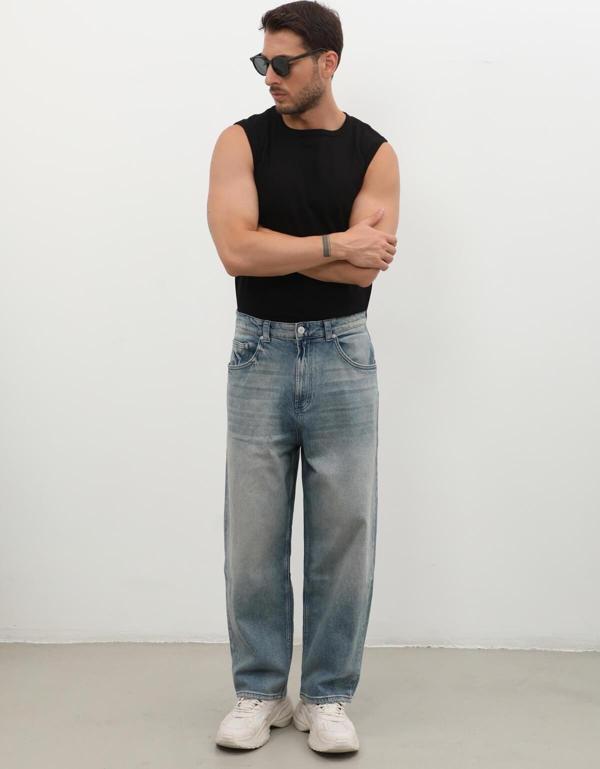 Erkek Skater Fit Jean Pantolon Tint - Image 1