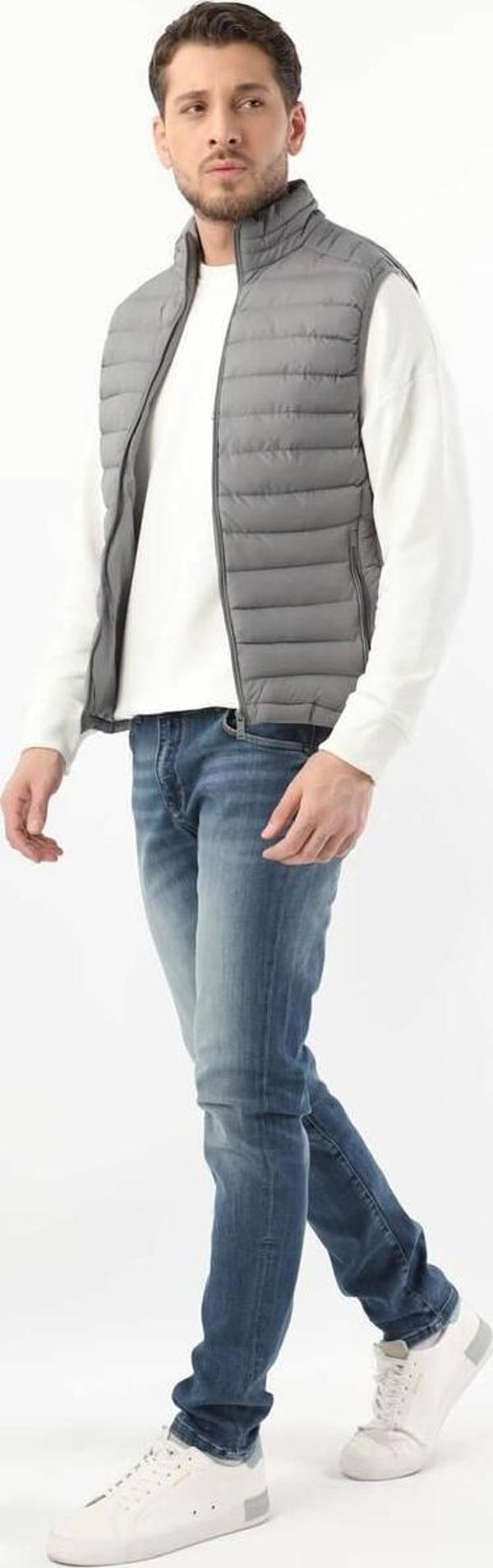 Erkek Boru Paça Jean Pantolon Mavi - Image 1