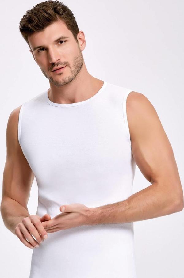 İlke İç Giyim Beyaz Atlet - Image 1