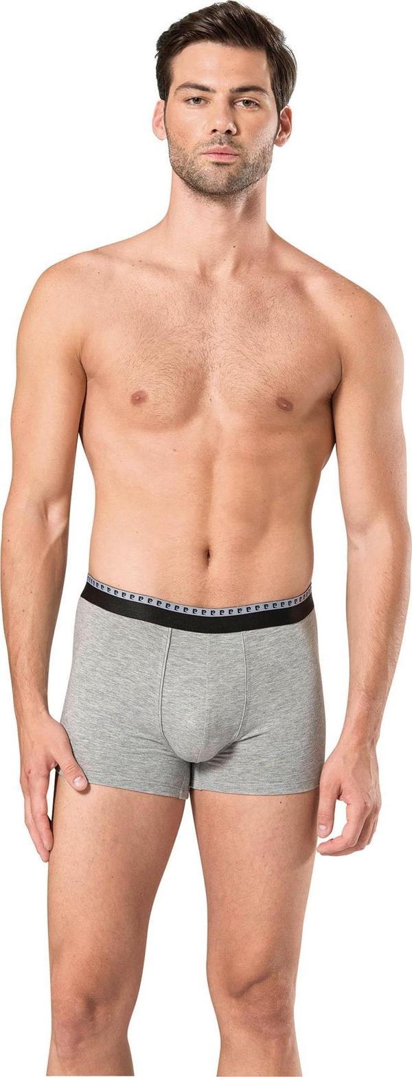 Pierre Cardin Erkek Siyah&Gri Stretch Boxer 6 Adet - Image 1