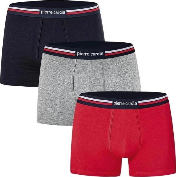 Pierre Cardin Erkek Çok Renkli 3lü Boxer - Image 1