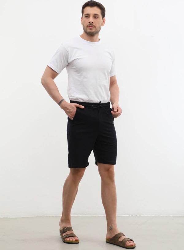 Erkek Düz Penye Şort - Image 1