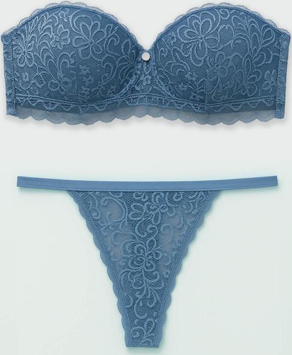 Pierre Cardin Kadın Ales Desteksiz Straplez Sütyen Takım - Image 1