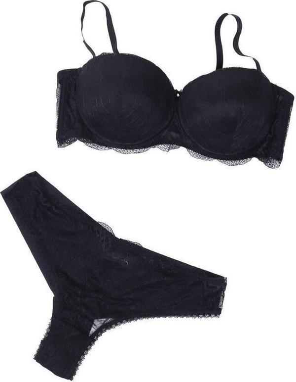 Pierre Cardin Kadın Pisa Cup Push Up Straplez Sütyen Takım - Image 1