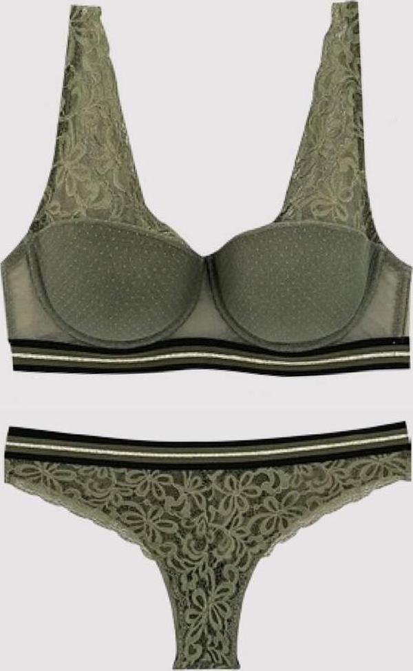 Pierre Cardin Kadın Double Push Up Bralet Sütyen takım - Image 1