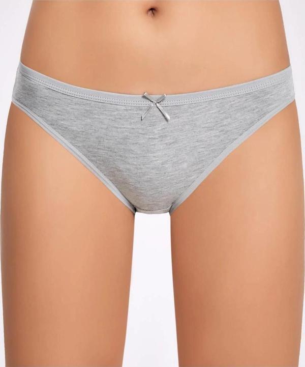 Likralı Fiyonklu Kadın Bikini Külot   10 Adet - Image 1