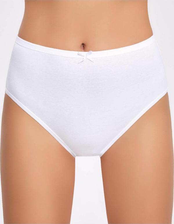 Fiyonklu Biyeli Beyaz Bato Külot - Image 1