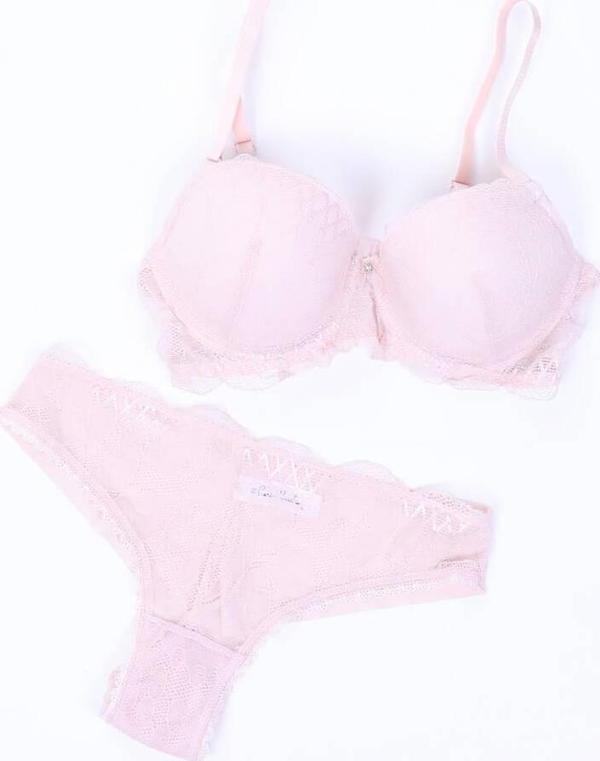 Pierre Cardin Kadın Dantelli Desteksiz Regular Sütyen Takım - Image 1
