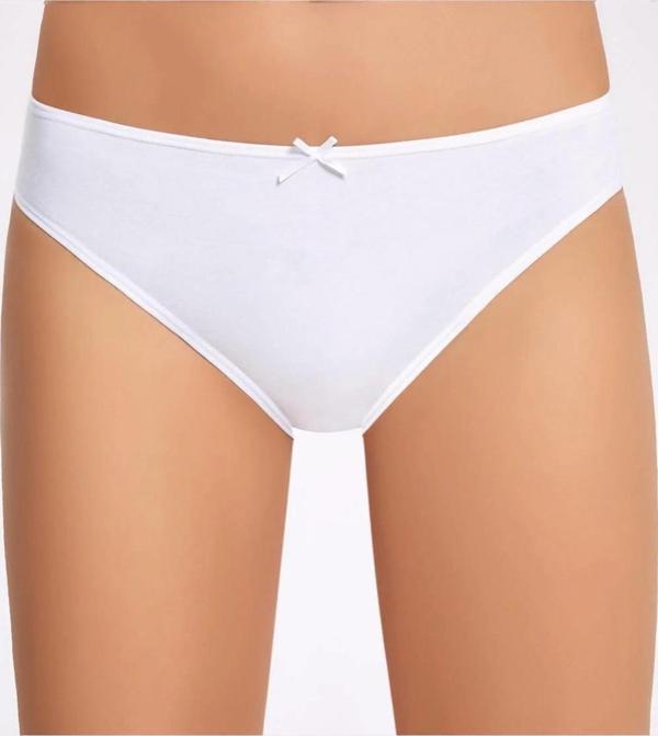 Likralı Fiyonklu Kadın Bikini Külot   10 Adet - Image 1