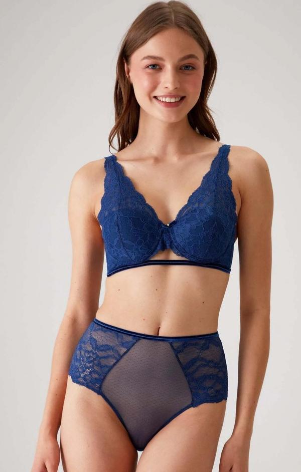 Pierre Cardin Dantelli Dolgulu Soft Push Up Sütyen Takımı - Image 1