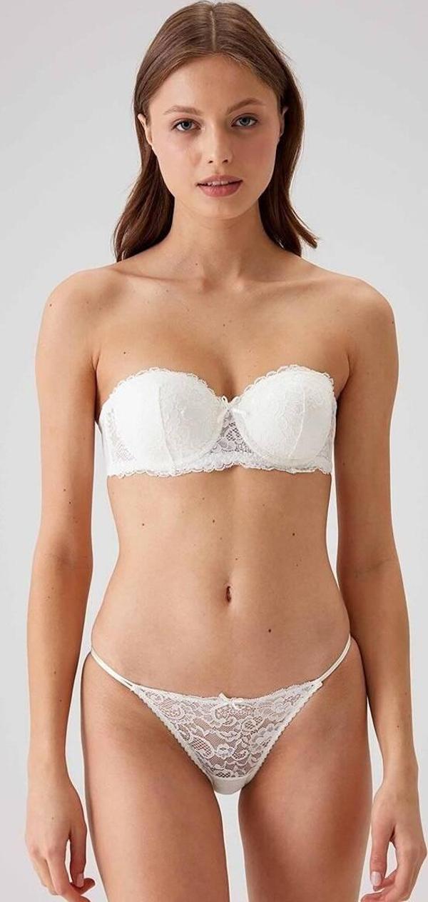 Pierre Cardin Balenli Destekli Straplez Sütyen Takım - Image 1