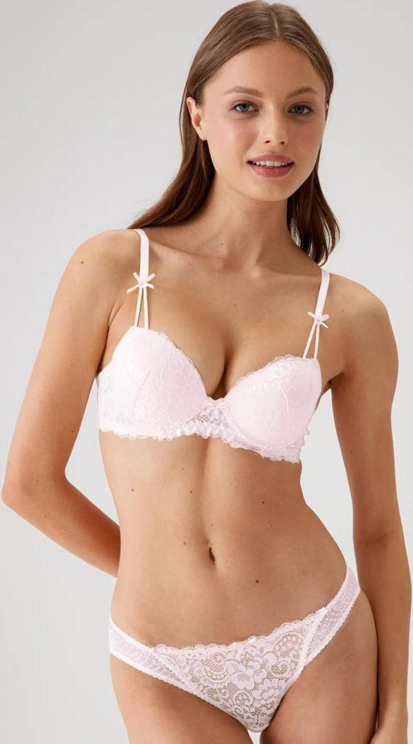 Pierre Cardin Kadın Balenli Destekli Push Up Sütyen Takımı - Image 1