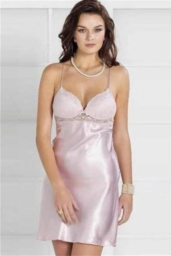 Pierre Cardin Kadın İnce Çapraz Askılı Gecelik - Image 1