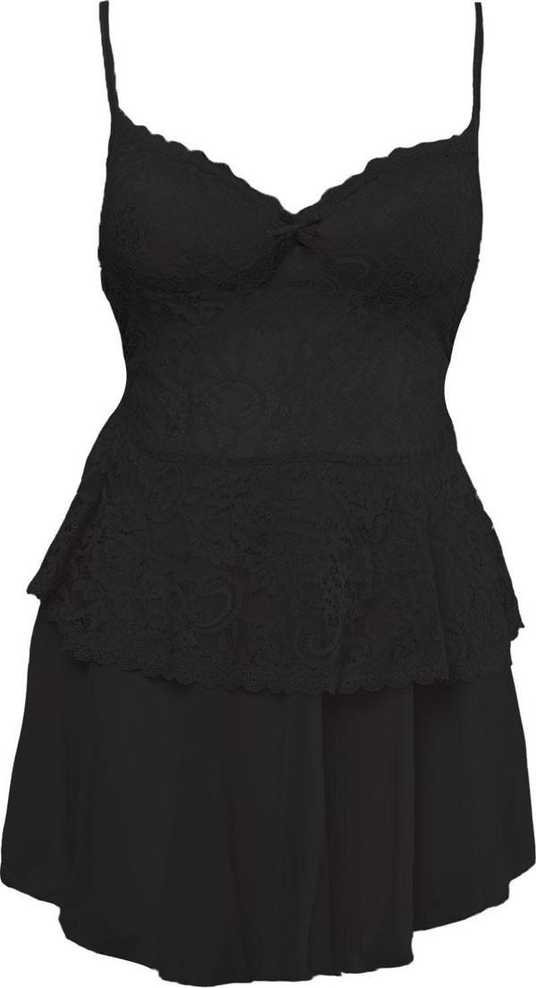 Pierre Cardın Kadın Sırt Dekolteli Dantelli Gecelik - Image 1