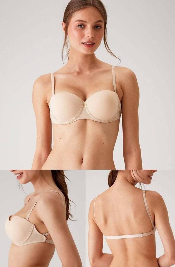 Pierre Cardin Kadın Siena Dolgusuz Straplez Multi Fonksiyonlu Sütyen - Image 1