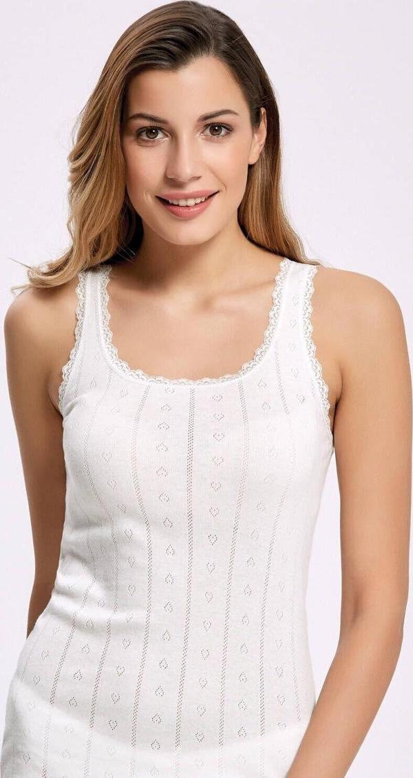 Jakarlı Geniş  Askılı Kadın Atlet   5 Adet - Image 1