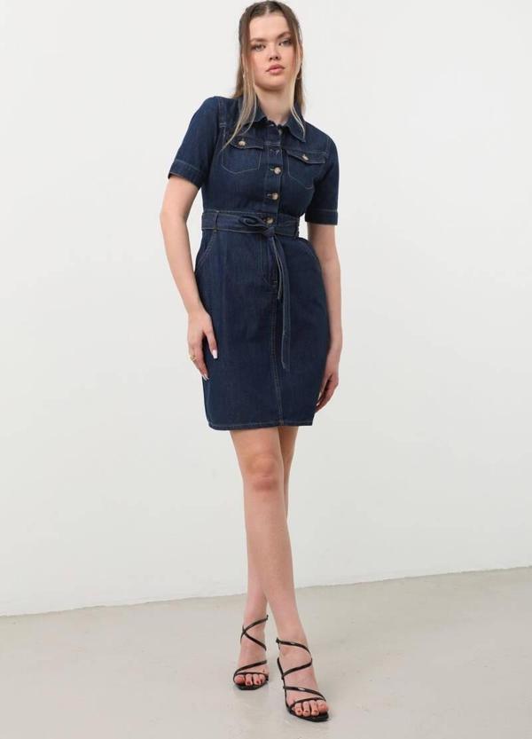 Banny Jeans Kemer Detaylı Jean Elbise - Image 1
