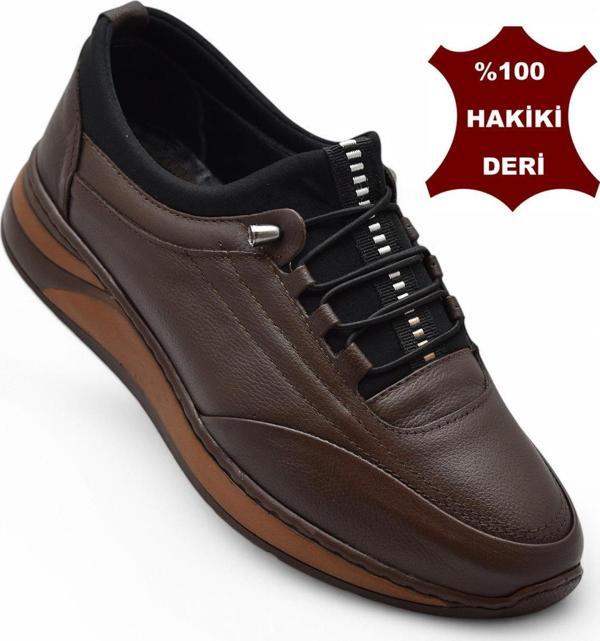 113 Tam Ortopedik Taban Hakiki Deri Erkek Casual Ayakkabı Özel Küçük Numara Erkek Ayakkabı  - Image 1