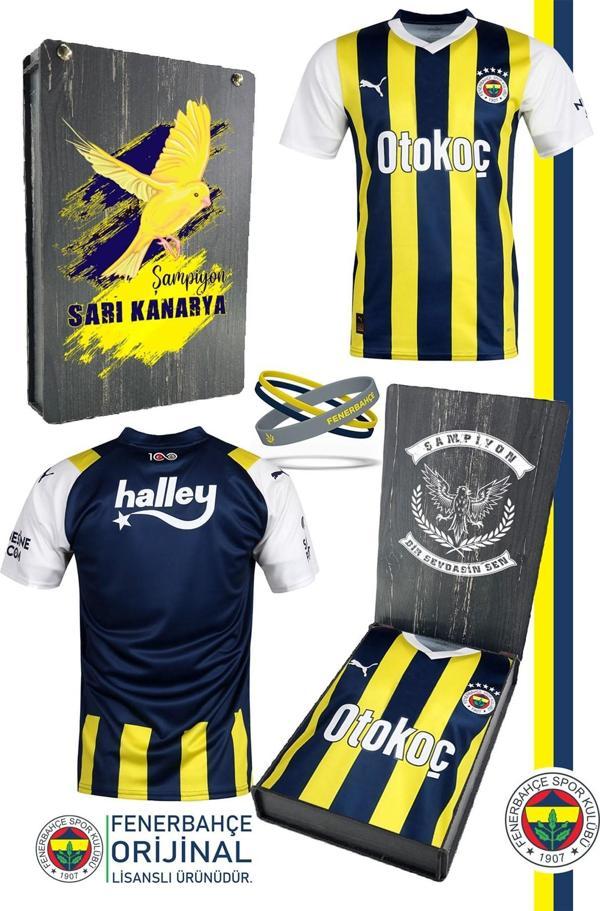 Fenerbahçe Orijinal 23/24 Çubuklu Çocuk Forma Bileklik Hediyeli Özel Tasarım Hediyelik Ah - Image 1