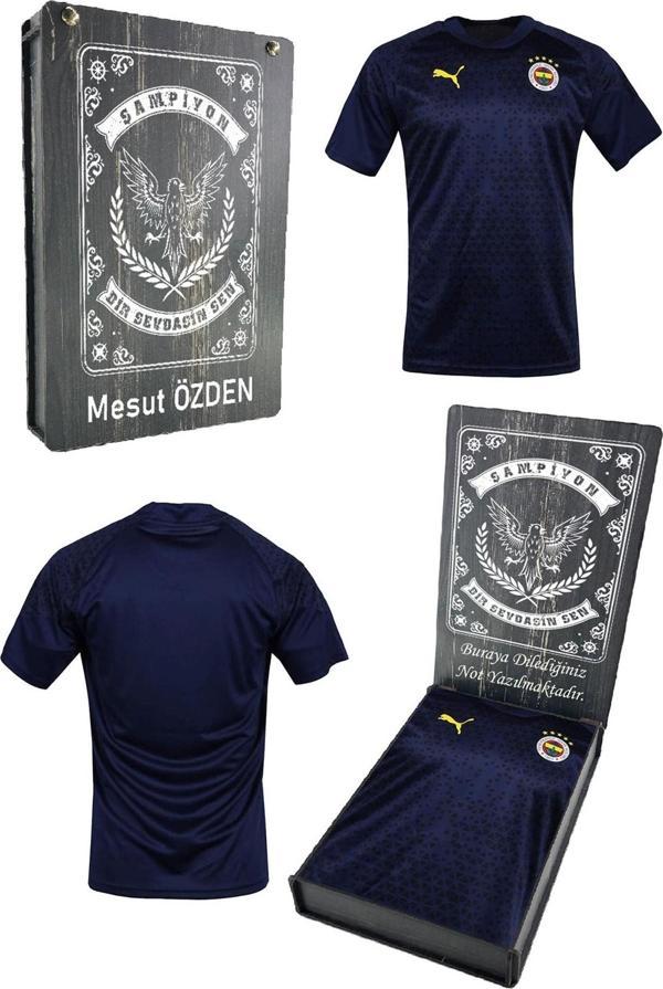 Fenerbahçe Orijinal A Takım Futbolcu Lacivert Antrenman Çocuk T-Shirt Kişiye Özel Ah - Image 1