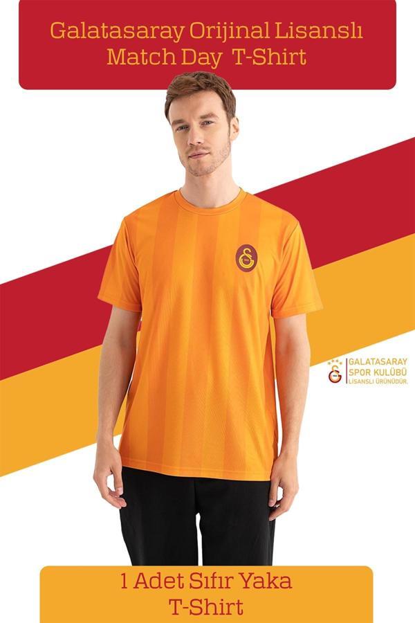Galatasaray Orijinal Lisanslı Match Day T-Shirt - Image 1