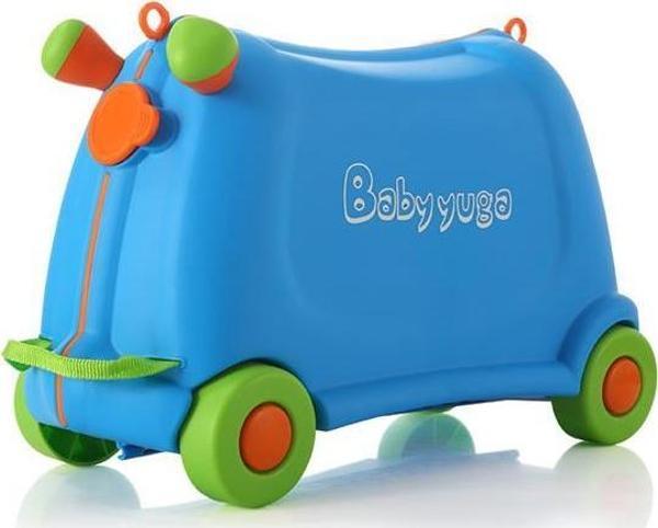 Baby Yuga Tekerlekli Çocuk Valizi Mavi - Image 1