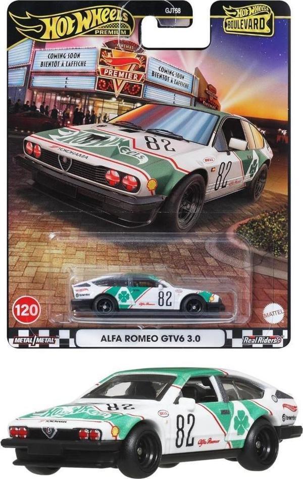 Hot Wheels Boulevard Premium Araçlar GJT68 - JBL16 ALFA ROMEO GTV6 3.0  - Image 1