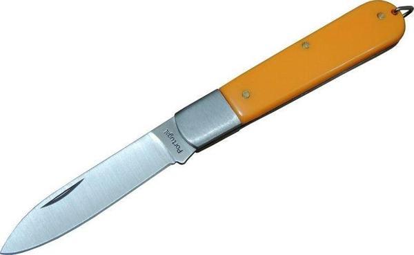 Büro Ev Ofis Kamp Keyfi için 16CM Portekiz İşi Sarı Plastik Sap Manuel Çakı - Image 1