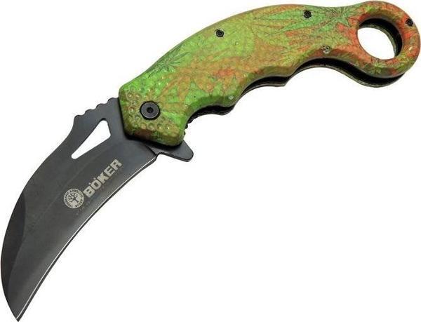 Büro Ev Ofis Kamp Keyfi için 20CM Amerikan İşi Karambit Plastik Sap Çakı - Image 1