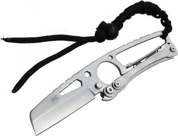 Büro Ev Ofis Kamp Keyfi için19CM  Amerikan İşi Metal İpli Sap Kılıflı Çakı - Image 1