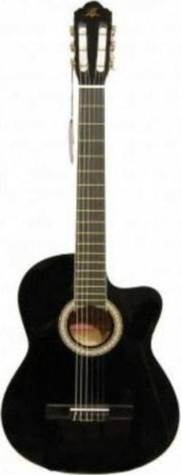 Barcelona LC 3900 CBK Cutaway Siyah Klasik Gitar - Image 1