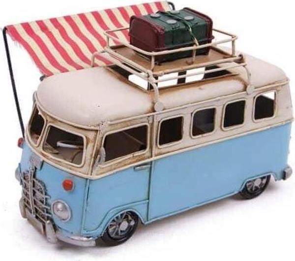 Dekoratif Metal Minibüs Çerçeveli, Kalemlik ve Tenteli 1510E-5381 - Image 1