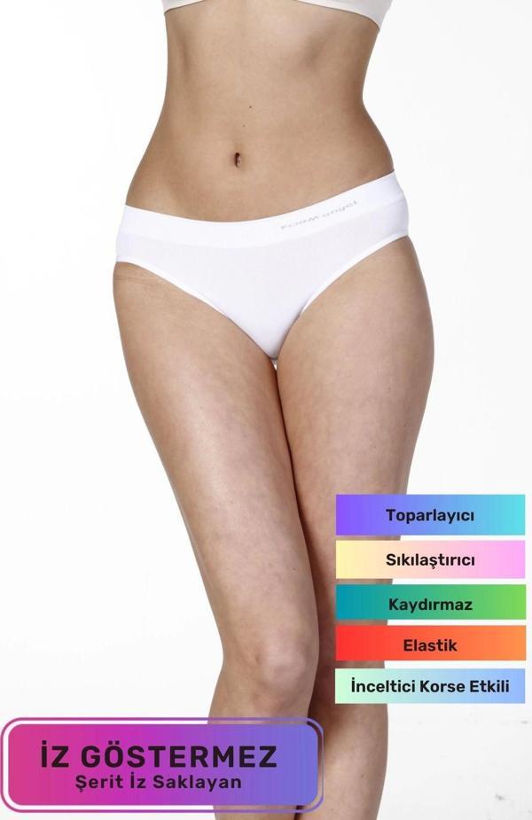 Premium İnceltici Sıkılaştırıcı Toparlayıcı İz Göstermeyen Düşük Bel Siyah Dikişsiz Slip Korse - Image 1