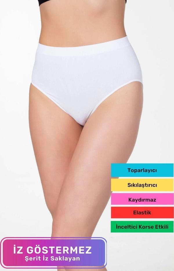 Özel Üretim Lazer Kesim Kaymaz Kadın Sıkılaştırıcı Toparlayıcı İz Göstermeyen Kaymaz Dikişsiz Yüksek - Image 1