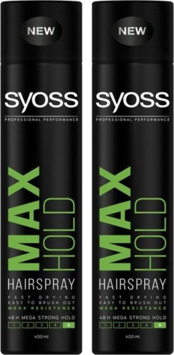 Syoss Max Hold Saç Spreyi X 2 Adet - Image 1