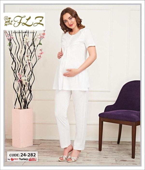 Dowry Flz 24-282 Bayan Lohusa Pijama Takım - Image 1