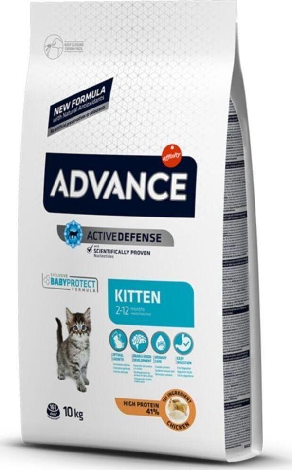 Advance Kitten Yavru Kedi Maması 10Kg Tavuklu - Image 1