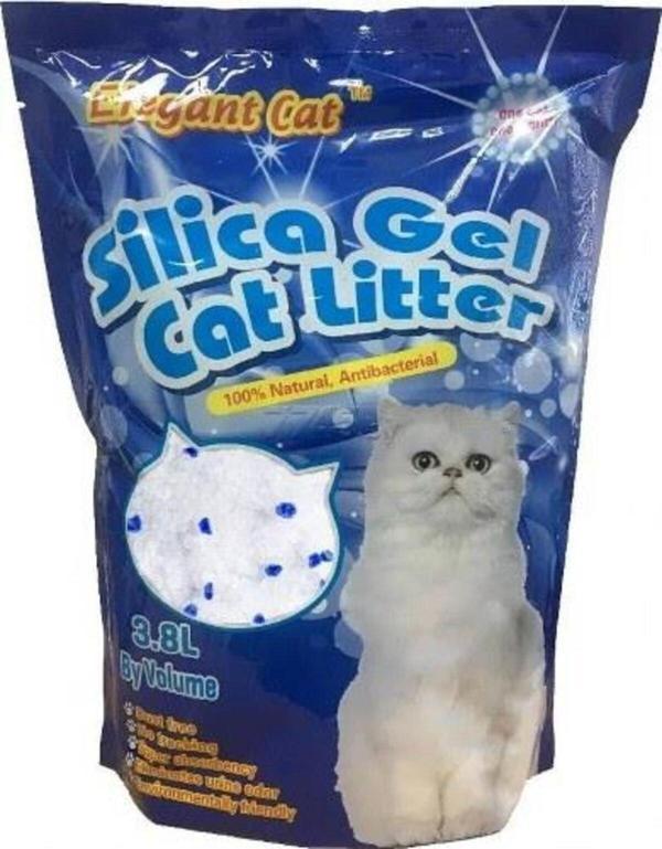 Elegant Cat Silika Gel Kristal Kedi Kumu 3.8 Lt - Image 1