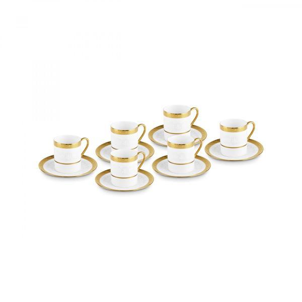 Karaca Royal Bone Victoria 6 Kişilik Kahve Fincanı 90 Ml - Image 1