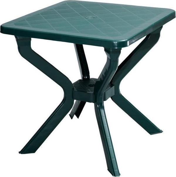 Omnipazar MT-GF235 Prima Isola Plastik Kare Bahçe Balkon Masa 70x70 cm - Image 1