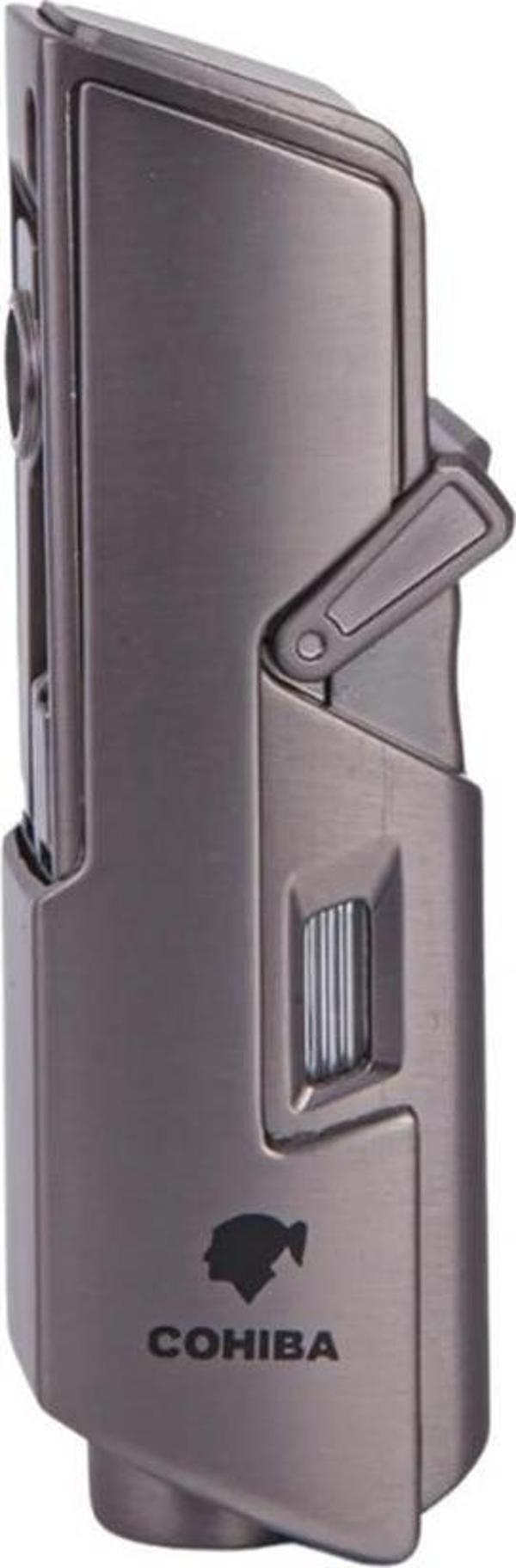 Cohiba CCM0638 Jet Torch Delicili Puro Çakmağı Gri - Image 1