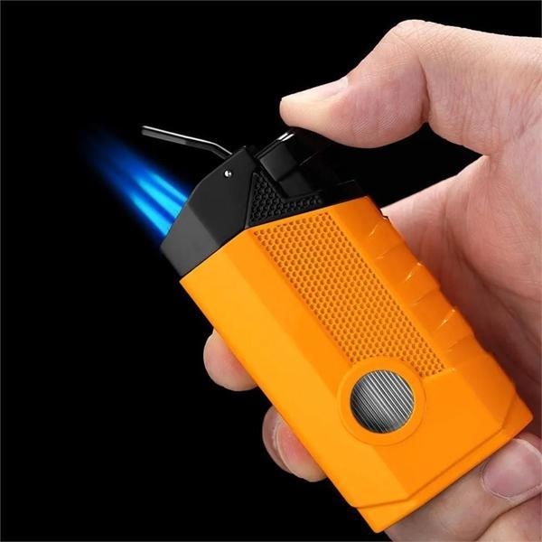 Cohiba CCM0649 3 Jet Torch Puro Çakmağı Sarı - Image 1