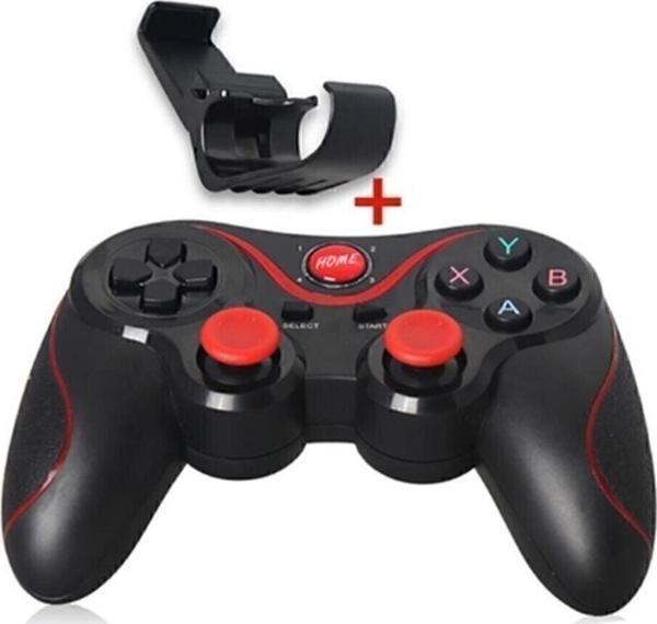 Wireless Joystick Gamepad Kablosuz Oyun Kolu Bluetooth Telefon Tutacağı Standlı PC Telefon Tablet - Image 1