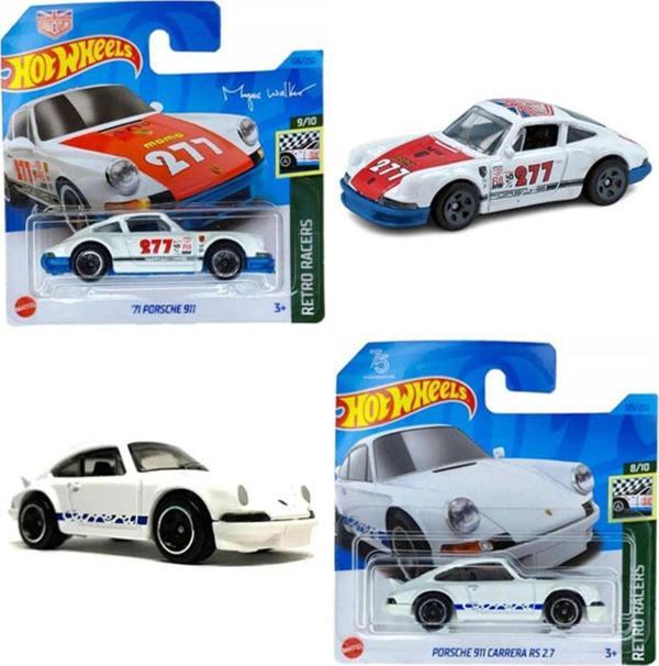 Hot Wheels - Porsche 911 Carrera Rs 2.7 & '71 Porsche 91 2 Araç Set (1:64) - Image 1