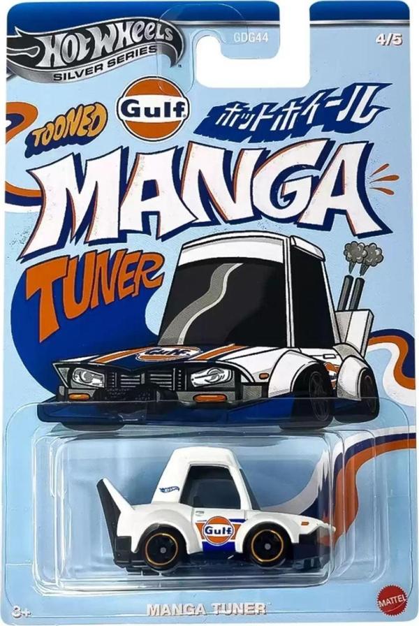 Hot Wheels 2025 Gulf Tooned Manga Tuner Sılver Serisi Gdg44 - Image 1