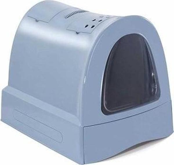 Imac Zuma Çekmeceli Kapalı Kedi Tuvaleti Mavi 40X56X42.5 cm - Image 1